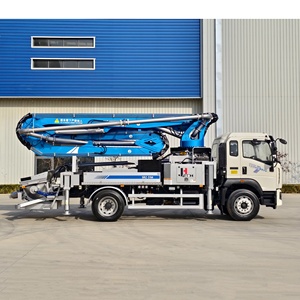 Pompe à béton compacte JIUHE à prix d'usine, capacité de pompage haute efficacité 17m 20m 25m 30m 31m, avec châssis HOWO FAW - Product Image 1