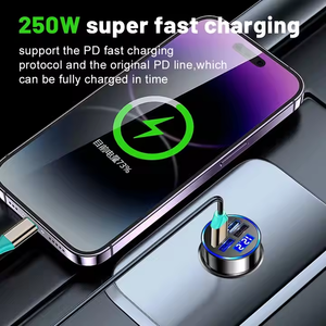 Universal Fast Charging 5 Port USB TYPE C Port <b>Charger</b> Adapter LCD Screen Digital Display Charging Adapter - Product Image 5