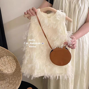 Child Star Circle Girls Sleeveless Vest Dress Breathable Fairy Style Summer Dress - Product Image 1