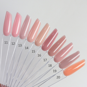 Nuovi Arrivi 2026 Miglior Gel Semipermanente Tonalità <span class=keywords><strong>Nude</strong></span> Rosa Carne Effetto Gelatina 15ml Sfuso Obd Nudo Profondo 34 Colori Base Gel Unghie Base Rubber - Product Image 4
