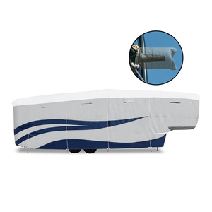 <span class=keywords><strong>Housse</strong></span> de camping-car Bestway Custom à <span class=keywords><strong>4</strong></span> couches et 5 roues pour caravanes et camping-cars, protection UV, tissu non tissé durable, utilisation quatre <span class=keywords><strong>saisons</strong></span> - Product Image 1