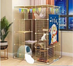 Jaula para Gatos Extra Grande, Espacio Libre, Casa para Gatos de Interior, Villa de Lujo para Gatos de Varios Pisos - Product Image 4
