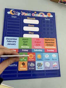 Nuevo Calendario Magnético Visual Diario para Niños, Calendario para Niños Pequeños, Aprendizaje para el Hogar - Product Image 6
