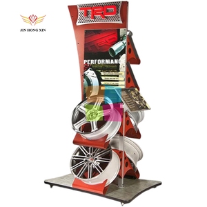 Custom Shop Verplaatsbare Motorfiets Vrachtwagen Personenauto Wielen Banden Monster Opslag Rack Metalen Display Stand Plank - Product Image 4
