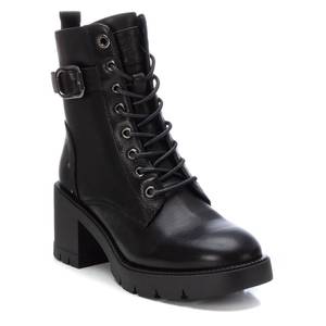 Tronchetti da donna neri con tacco 161901 a punta traspirante termici stile Chelsea chiusura con lacci per la stagione autunno inverno - Product Image 2