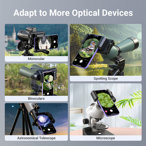 2024 nouveau support universel d'adaptateur de téléphone portable télescope support de Smartphone pour télescope binoculaire monoculaire - Product Image 5