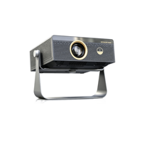 Projecteur LED intelligent Android 14 High 700ANSI en métal 270 °   Support pliable avec haut-parleur stéréo intégré, compatible 4K, pour salon et chambre