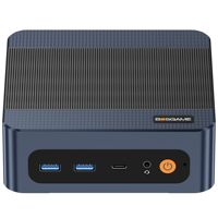 Mini PC BOSGAME P3 Ryzen 5 7640HS (jusqu'à 5,0 GHz) 16 Go DDR5 512 Go SSD PCIe Triple écran 4K USB 4.0 Wi-Fi 6E double bande 2,5 G LAN