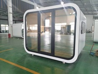 Cabane Apple entièrement assemblée pour jardin extérieur Mini Office Pod Maisons en conteneur mobile préfabriquées