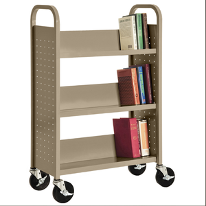Étagères mobiles en <span class=keywords><strong>acier</strong></span> à double face pour bibliothèque à vendre - Product Image 6
