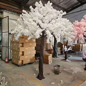Arbre floral <span class=keywords><strong>japonais</strong></span> Sakura S-CT, arbre artificiel en soie rose, fleurs de cerisier artificielles, décoration intérieure pour Thanksgiving et Noël - Product Image 5