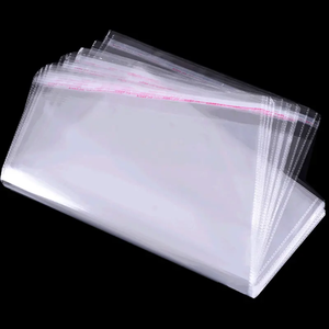 Bolsa de Plástico Transparente con Cierre Hermético, Bolsa de Celofán OPP Resistente, Bolsas de Almacenamiento Autoadhesivas para Uso en Supermercados - Product Image 1