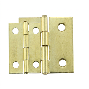 Charnière de meuble traditionnelle durable 25x16mm en laiton, 180 degrés, à montage en surface, quincaillerie pour armoires, boîtes en bois et portes de placards - Product Image 1