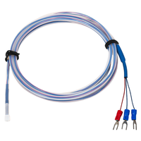 Sonde de capteur de température 700 degrés avec câble de 1/2/3/4/5 m pour contrôleur de température industriel, rondelle de trou de 6 mm, thermocouple de type K/E