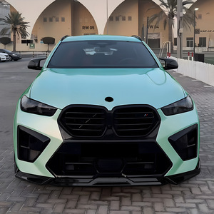 Amp-Z Front Lip Splitter Carbon Fiber Texture Matte Finish For Bmw X5M F95 X6M F96 Lci 2024 - Product Image 2