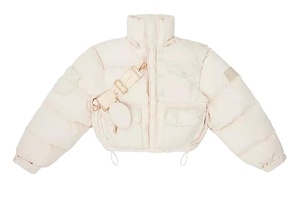 Hot Selling Customized Unisex Winter Woolen <b>Gilet</b> Puffer Coat Waterproof Breathable Stand Collar Patchwork Thick Regular Jackets - Product Image 2