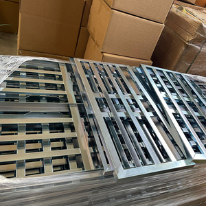 JH-Mech Heavy Duty Smooth Edge Desmontable Plegable Estable Wobbing Yard Golf Rastrillo de nivelación de césped de acero al carbono - Product Image 5