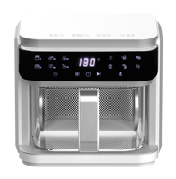Friteuse à air multifonction 5,5 L XL avec écran tactile, pour rôtir, cuire, griller, décongeler, cuisson sans huile, faible teneur en matières grasses, pour la famille et le foyer