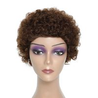 Pixie curly wig non lace wig hair ventilation machine make the short curly wig sew machine short curl hair