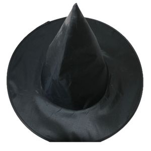 Cappello da strega di <span class=keywords><strong>Harry</strong></span> <span class=keywords><strong>Potter</strong></span> per feste di Halloween, decorazione in tessuto Oxford nero, accessorio per travestimenti, cappello divertente per feste - Product Image 5