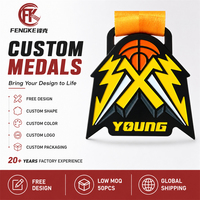 Médaille de récompense personnalisée pour tournoi de basketball, plaquée noir, émail souple, forme irrégulière, alliage de zinc, médaille de vainqueur sportif
