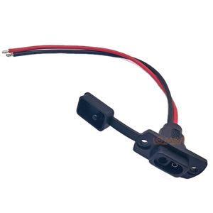 2 delik dikdörtgen güneş SAE güç soketi yanak bağlantı noktası konektörü SAE güç montaj kablosu için güneş jeneratörlü pil şarjı - Product Image 2