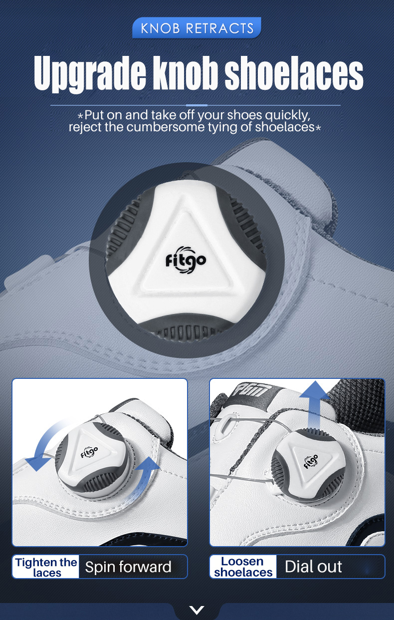 Image showcasing PGM XZ169 Auto Lacing Waterproof Microfiber Anti-slip Golf Shoes-企业官网