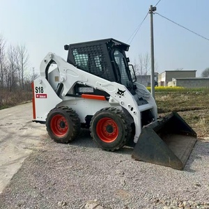 Cargadora Bobcat S18 Usada Barata de EE. UU., Minicargadora de Ruedas Usada, Bobcat S160 S18 Original de Segunda Mano con Pocas Horas de Uso - Product Image 3
