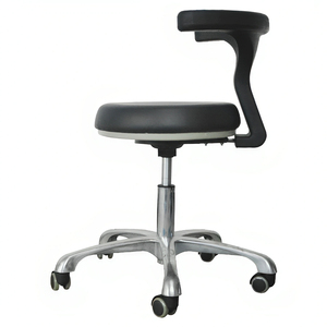 Sedia per Assistente Dentale Moderna, Girevole a 360 Gradi, Regolabile <span class=keywords><strong>in</strong></span> Altezza, Ergonomica, <span class=keywords><strong>in</strong></span> Metallo, Arredamento Ospedaliero - Product Image 4