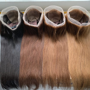 O Bay Tóc Hot Bán Ren Tóc Giả Với Top Lụa Màu Đen Cơ Sở Lụa Hàng Đầu Tóc Giả Với Đầy Đủ Ren Tóc Con Người Tóc Giả Sẵn Sàng Để Tàu - Product Image 5