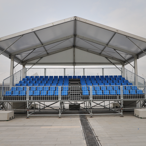Andamio desmontable para exteriores <span class=keywords><strong>de</strong></span> acero galvanizado en caliente, asientos escalonados temporales, tribuna, soporte para espectadores, canchas deportivas - Product Image 1