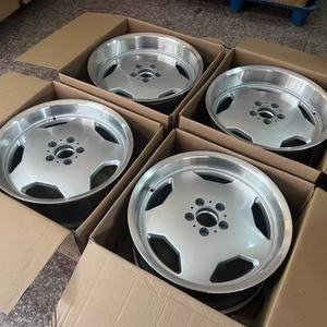 ขอบล้อแม็กขอบ17นิ้ว5X112อัลลอยด์สีเงินคลาสสิกแบบย้อนยุค W221ใหม่ AMG ขนาด17 * 8J 17 * 9J ล้อรถยนต์นั่งส่วนบุคคลพร้อมน็อต - Product Image 6