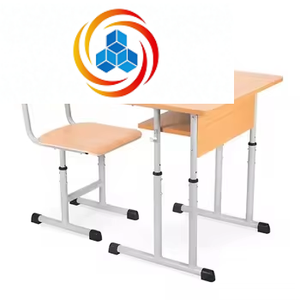 Conjunto de Escritorio y Silla para Estudiantes, Moderno, Resistente, de Madera, con Altura Ajustable y Almacenamiento, para Aulas y Centros de Tutoría - Product Image 6