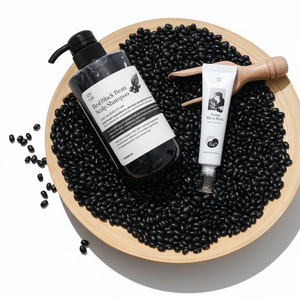 [SOY LAB] ชุดดูแลหนังศีรษะถั่วดำ 500 มล. แชมพู น้ำผึ้ง แอมพูลถั่วดำ สูตรควบคุมความมัน ให้ความสดชื่นและสบาย - Product Image 2