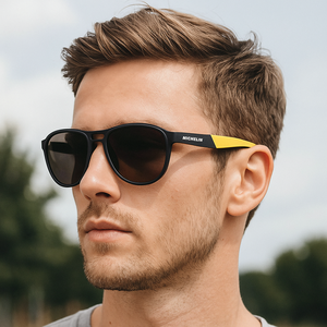 Gafas de Sol Unisex Clásicas con Montura Redonda Extra Grande, Logotipo Personalizado, Polarizadas para Exteriores, Protección UV400, Gafas de Sol de Alta Calidad para Hombre - Product Image 1