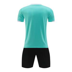 Özel futbol gömleği süblimasyon tasarım nakış Logo Patchwork siyah erkekler futbol forması - Product Image 5