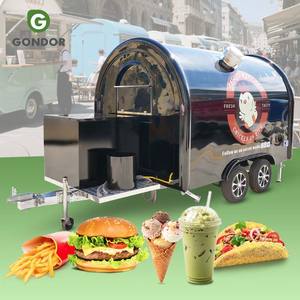 Street Stall Retail Pizza Barber Camper Van Mobile Coffee Sushi Food Truck Trailer with Oven for America - Product Image 1