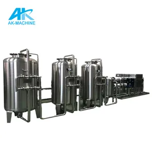 4TPH Industrial RO Water Treatment Plant For Drinking Water With Chemical Dosing Pump With Tank