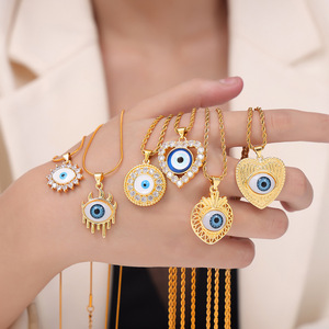 จี้สร้อยคอสแตนเลสสตีลชุบทอง 18K แบบ PVD |   ดีไซน์หลากหลาย - Product Image 5