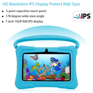 Tablette pour enfants de 7 pouces avec contrôle parental et fonctions anti-tremblement à double caméra, idéale pour l'apprentissage des tout-petits. - Product Image 1