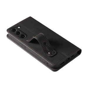Custodia a Portafoglio in Pelle PU con Cinturino da Polso e Cuciture a Contrasto per <span class=keywords><strong>Samsung</strong></span> <span class=keywords><strong>Galaxy</strong></span> A55 A14 A13 5G A15 A05 - Product Image 4