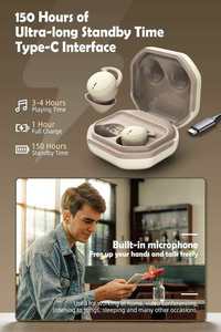 Audífonos Intrauriculares MY002, Auriculares Estéreo Impermeables con Cancelación de Ruido, Auriculares Inalámbricos Invisibles para Dormir - Product Image 2