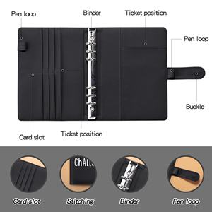 Enveloppes A5 100 en PU avec logo personnalisé fournitures <span class=keywords><strong>de</strong></span> bureau livre <span class=keywords><strong>de</strong></span> défi pour économiser <span class=keywords><strong>de</strong></span> l'argent - Product Image 3