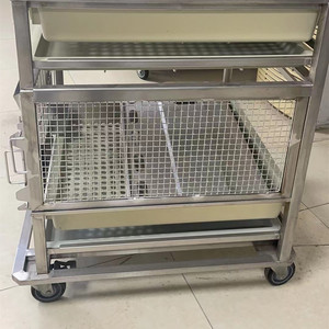 Gabbia per Animali da Laboratorio Tipo Alimentazione a Secco Gabbia in Acciaio Inossidabile per Allevamento Conigli - Product Image 4