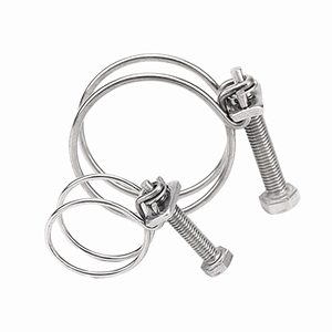 <span class=keywords><strong>Abrazadera</strong></span> de <span class=keywords><strong>Tubo</strong></span> Redonda Ajustable de <span class=keywords><strong>Doble</strong></span> Alambre Metálico de 16 mm <span class=keywords><strong>para</strong></span> Sellado de Tuberías - Product Image 2