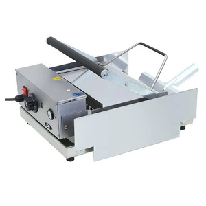 Machine à cuire les hamburgers XEOLEO, machine à hamburgers commerciale à double couche en acier inoxydable, machine à faire des hamburgers, 800W - Product Image 1