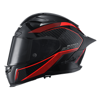 Haute qualité aventure certifié intégral moto tête casque couverture Abs rouge course équitation Sport moto casque pour hommes