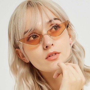 Cat Eye Sunglasses Metal Women Trendy <b>Sun</b> Glasses Fashion Men <b>Shades</b> Sunglasses - Product Image 4