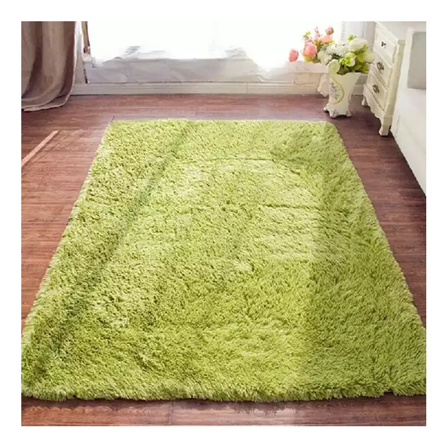 Wasbare Verven Pluche Zachte Shaggy Alfombras Tapijt Faux Fur Mat Gebied Tapijt Voor Woonkamer Slaapkamer Anti-Slip Vloer matten