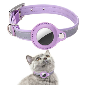 Collar Antipérdida para Gatos, Collar Reflectante para Mascotas, Material de Poliéster y PU, Diseño de Animales, Cinta de Dibujos Animados, Pelo - Product Image 2
